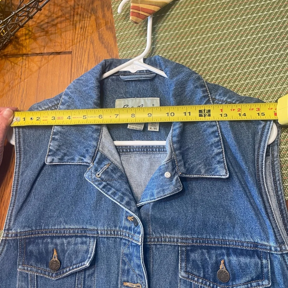 Vintage XL Eddie Bauer Denim Vest